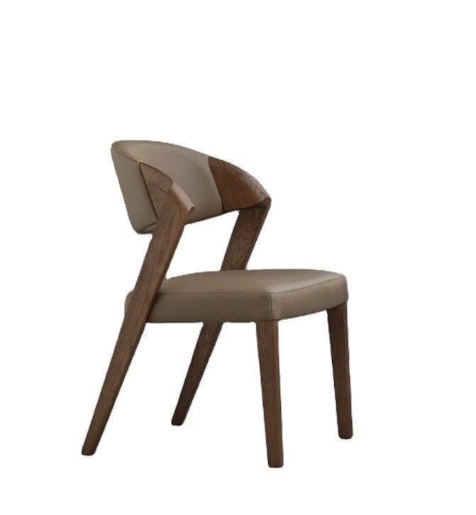 Esszimmermöbel italienischer Luxus moderner Design Holz-Café-Sessel Stapelstühle für anspruchsvolle Speisen