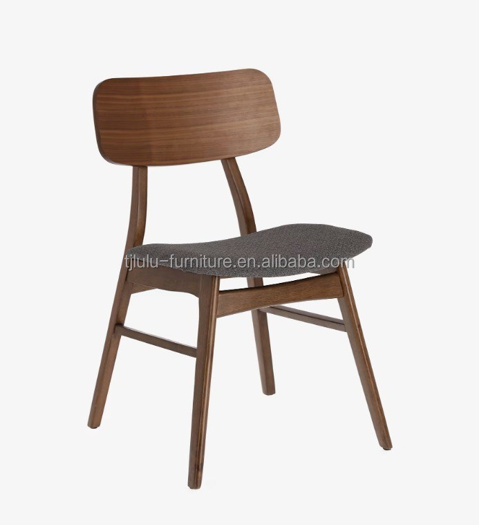 Hausmöbel Massivholzrahmen Esszimmerstühle mit individuellen Farben und Polsterstoffsitz