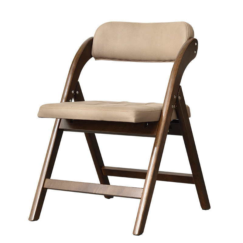 PU-Leder gepolstert Massivholz Klappstuhl für Restaurant-Hotel im nordischen Modernen Stil