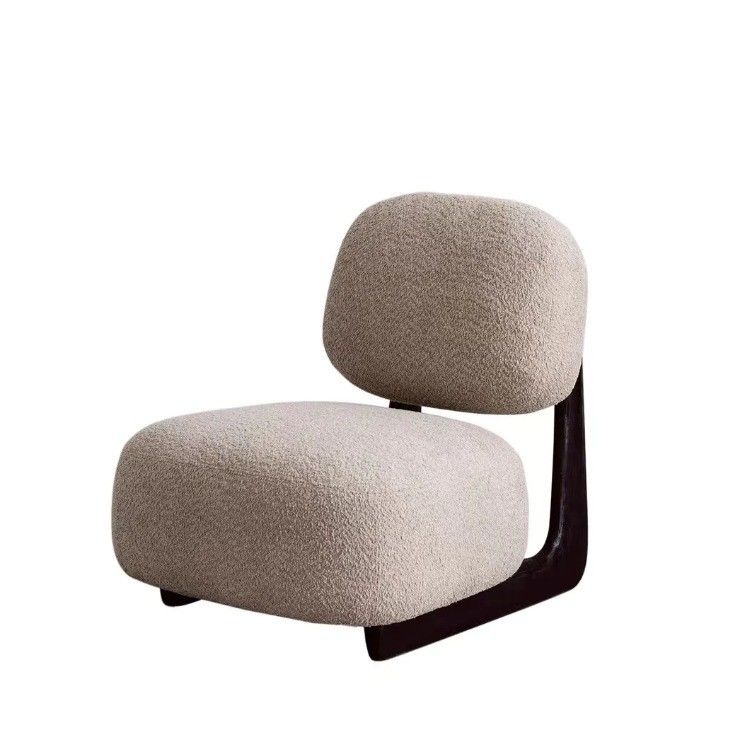 Massivholz Freizeit-Lounge Stoff Wohnzimmer Möbel Sofa Nordic Chair 50pcs Moderne Holzsofa Stuhl Polster Stuhl