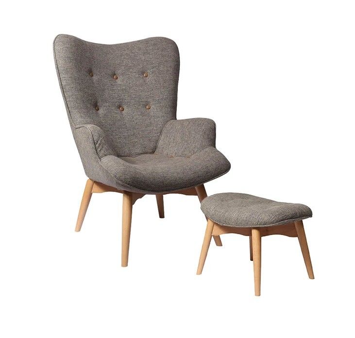 Holzstühle Sofa Polsterstuhl Modernes Massivholz Freizeitstuhl Wohnzimmermöbel
