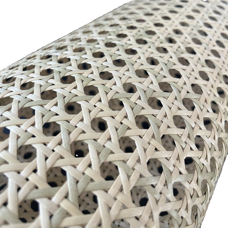 Robuste und vielseitige Massivholz PU-Ledergewebe Natürliche Kunststoff-Rattan-Probe mit Nitrolacquer-Finixierung