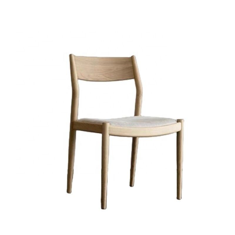 Komfortable Kissen Massivholz Esszessel in der Natur beliebte Farben für zeitgenössisches Restaurant