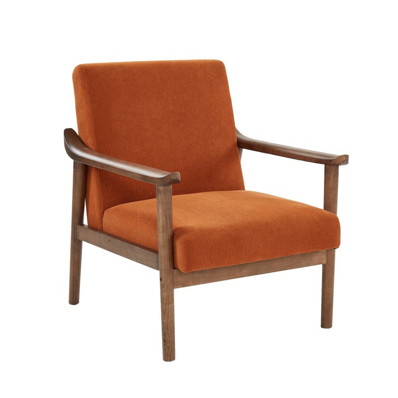 Moderne Stoff-Sessel-Lounge-Sofa Einzelsofa-Sessel Massivholz-Sofasofa-Sessel mit Postverpackung im Freizeitstuhl-Stil