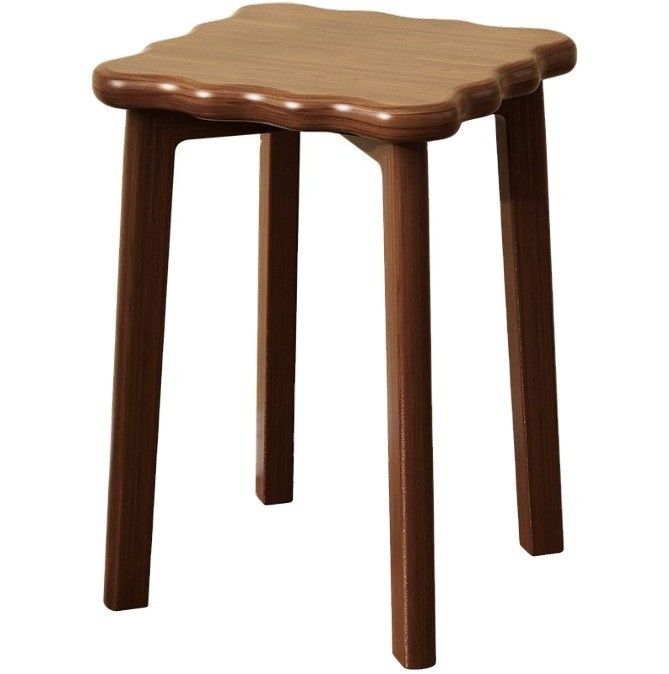 Holzstuhl mit Rattan-Abdeckung Raum sparendes Design Massivholzrahmen 33*33*45cm Esszessel