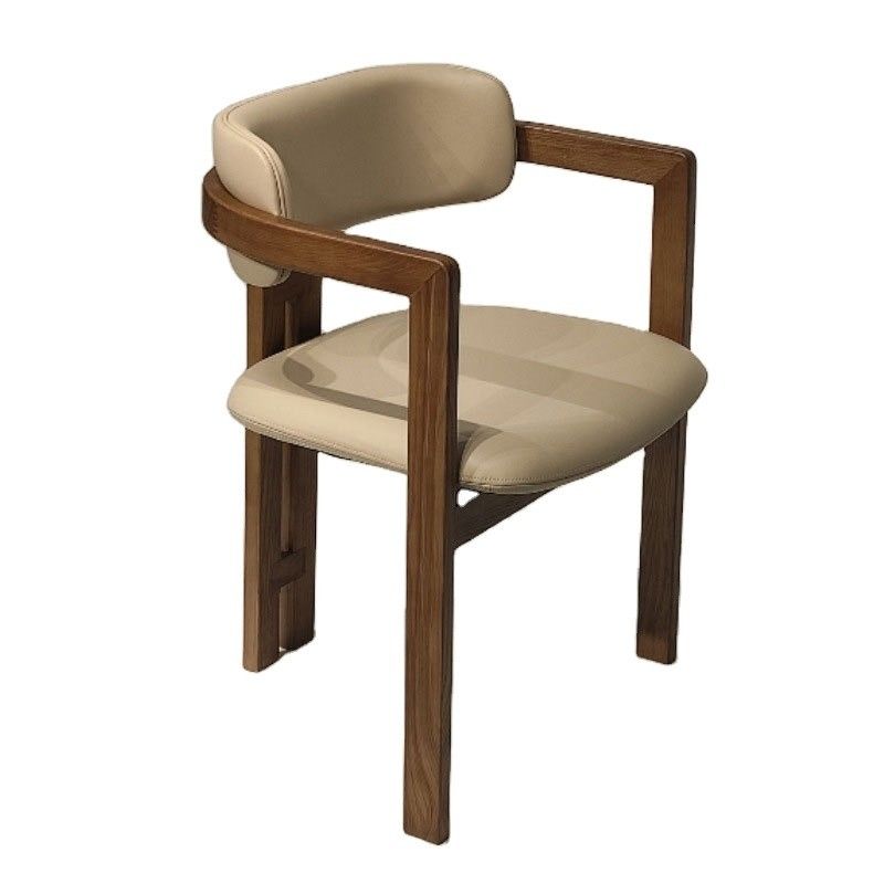 Wohnzimmerstuhl Holzstühle Modernes Musterdesign Weiches Sitzwerk Samt Lammwolle Esszimmer zum Verpacken von Post