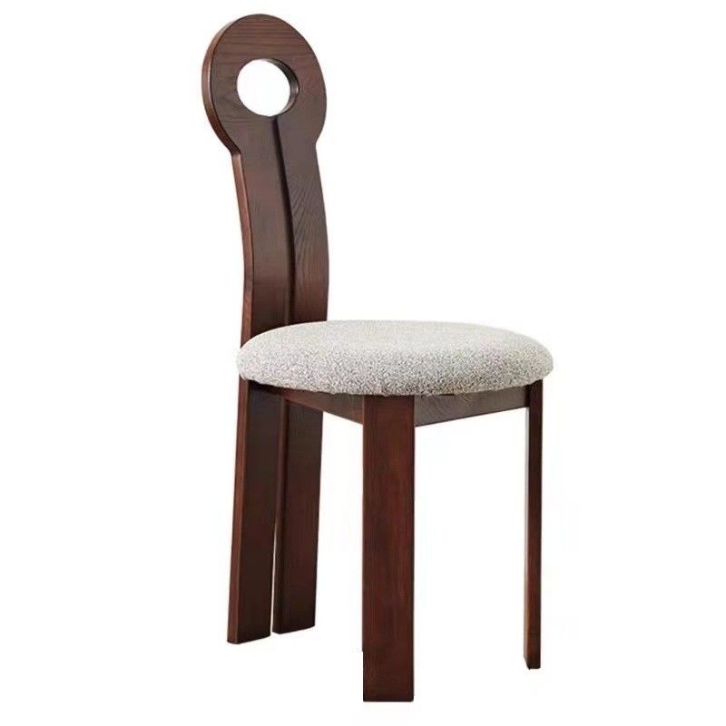 Hotelrestaurant Möbel Komfortable Massivholz Esszessel mit Stoffkissen W40*D47*H90CM