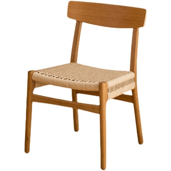 Holz Moderne Gewebte Schnur Massivholz Esszessel Für Restaurant Hotel Mit Und OEM Service Akzeptiert