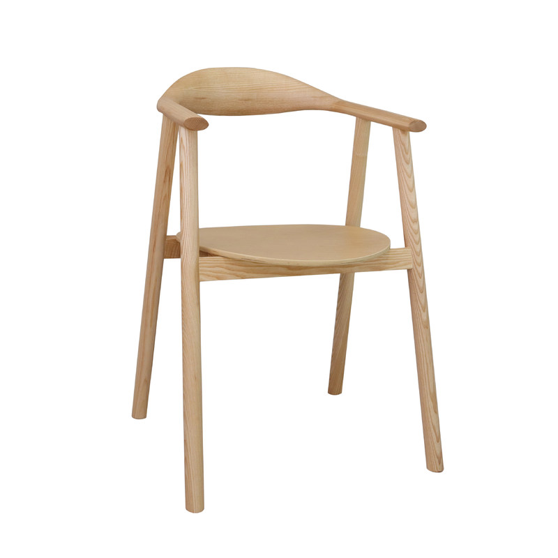 Luxus moderner Nordischer Massivaschholz Esszessel Für Esszimmer W55*D47.5*H74.5 cm mit OEM-Service Akzeptiert