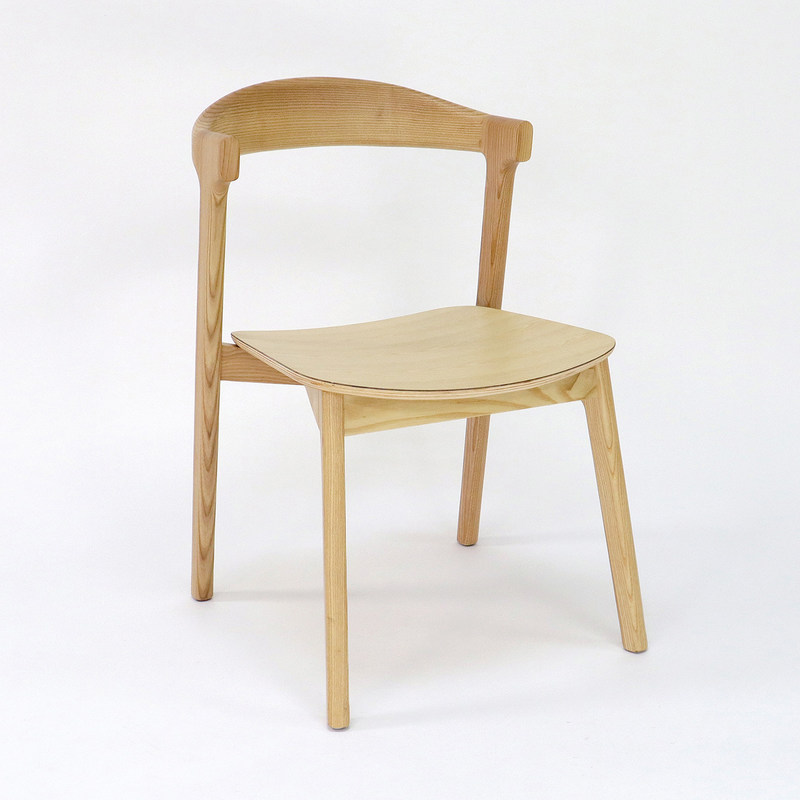 Verbessern Sie Ihr Restaurant oder Hotel mit Massivholz-Esstuhl aus Asche/Gummiholzrahmenmaterial