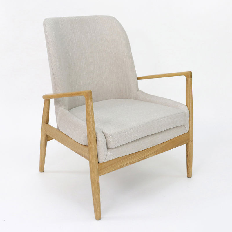 Modernes Design Massivholzrahmen Freizeitsofa Stuhl für das Wohnzimmer Nordic Luxus-Lounge-Stuhl