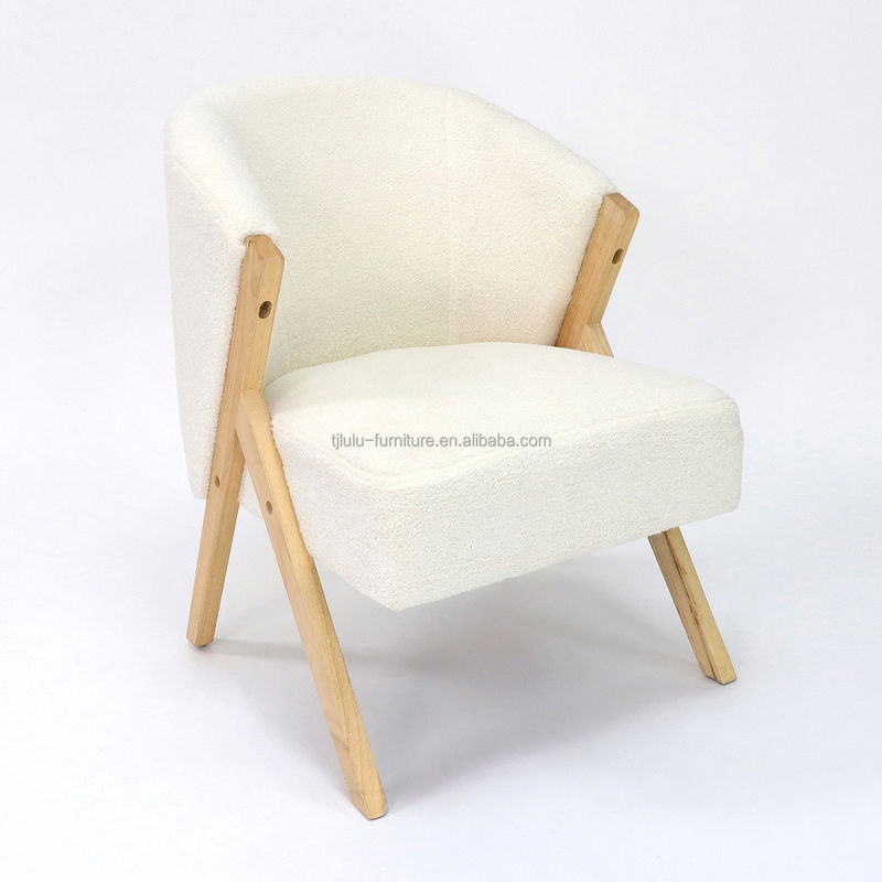 Natürliche Holzsofa Stuhl Nordic Design für Wohnzimmer Möbel Natürliche Farbe Freizeit Stil
